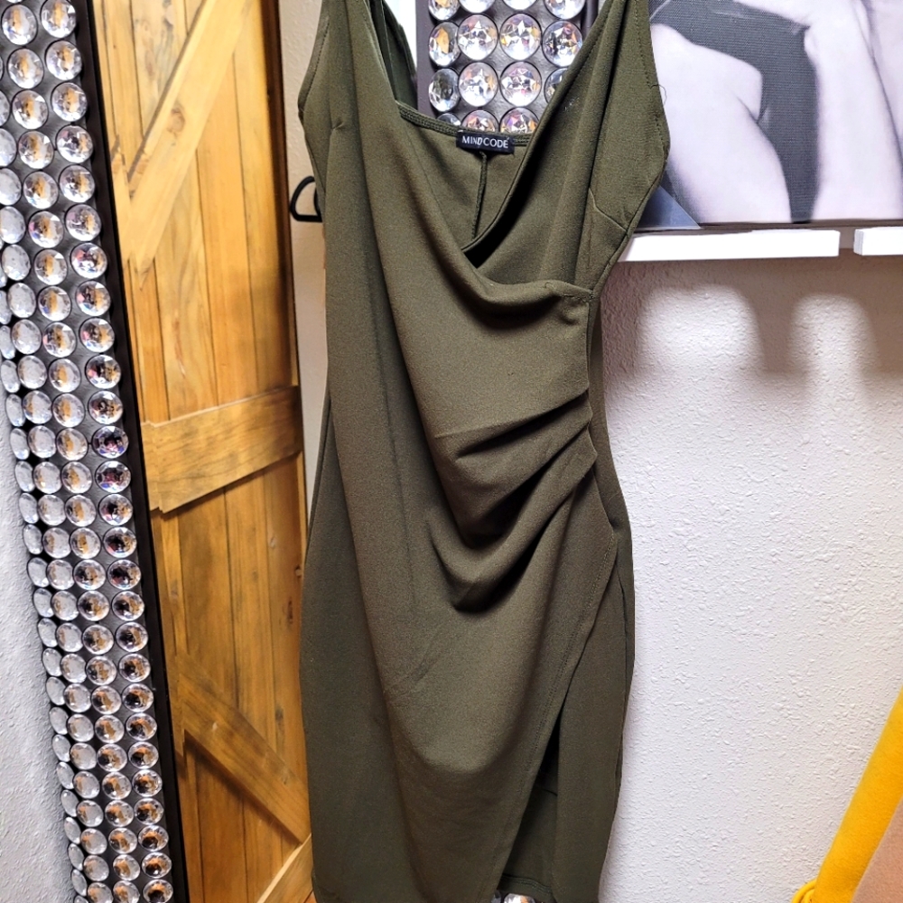 Olive Green Dress M